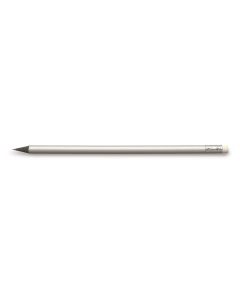 Design Bleistift Silber mit Radiertip