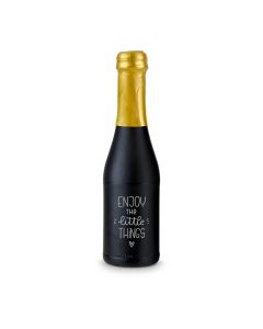 Promo Secco Piccolo – Flasche schwarz matt, 0,2 l
