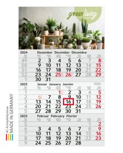 Recycling Kalender günstig bedrucken als Budget 3 Complete