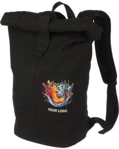 Polyester-Rolltop-Rucksack Micah