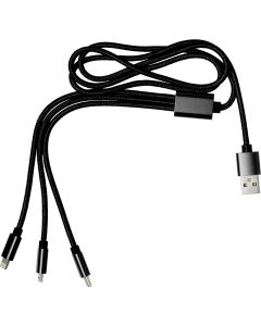 3-in-1 Ladekabel aus Nylon Felix