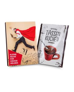 Tassenkuchen Schokolade 70 g, Pause für große Bürohelden