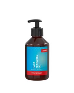 Handreinigungsgel, 250 ml, Body Label (R-PET)