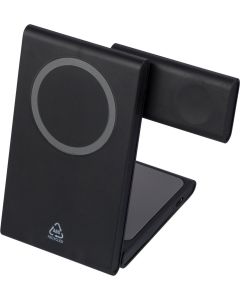 Recyceltes ABS 3-in-1 magnetisches kabelloses Ladegerät Valerio