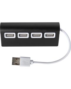 USB-Hub Leo | Aluminium | 4 Anschlüsse