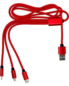 3-in-1 Ladekabel aus Nylon Felix