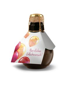 Kleinste Sektflasche der Welt! Herzlichen Glückwunsch - Ohne Geschenkkarton, 125 ml