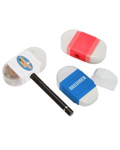 Bleistiftspitzer mit Radiergummi (ab 100 Stück)