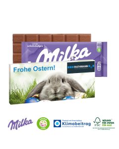 Milka Schokoladentafel zu Ostern, 90 g (ab 100 Stück)