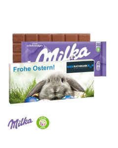 Milka Schokoladentafel zu Ostern 90g individuell bedrucken