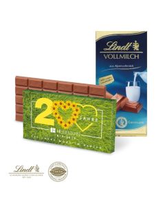 Lindt Premium Schokolade 100g bedrucken (ab 100 Stück)