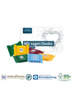 Ritter SPORT Schokotäfelchen in Präsentbox (ab 100 Stück)