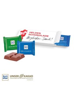 Ritter SPORT Minis in 2er Präsentbox 33g bedrucken (ab 150 Stück)