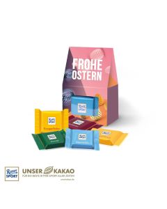 Ritter SPORT Businesspräsent Selection Mini zu Ostern bedrucken (ab 150 Stück)