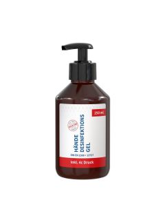 Hände-Desinfektionsgel (DIN EN 1500), 250 ml, Body Label (R-PET)