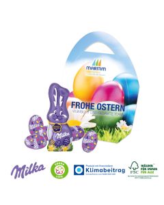 Premium Osterei Schokoladenmischung von Milka Alpenmilch ca. 55 g (ab 100 Stück)