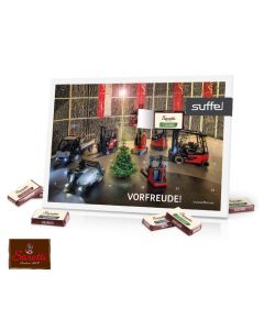 Sarotti Tisch-Adventskalender Business Exklusiv bedrucken (ab 100 Stück)