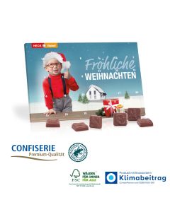 Tisch-Adventskalender Classic Exklusiv 75g (ab 100 Stück)