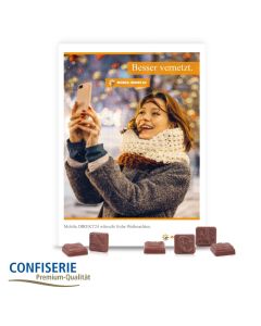 Wand-Adventskalender Classic Design 75g bedrucken (ab 100 Stück)