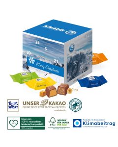 Ritter SPORT Schokowürfel Adventskalender Cube nachhaltig bedrucken (ab 100 Stück)