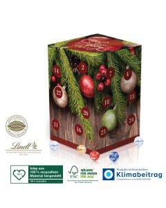 Recycelbarer Adventskalender als Cube
