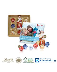 Lindt Präsent zur Adventszeit bedrucken