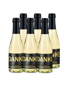 6x Danke Secco Flaschen, 0,2 l