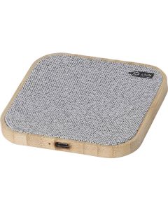 Kabelloses Ladegerät Moses | Bambus | rPET | 15W