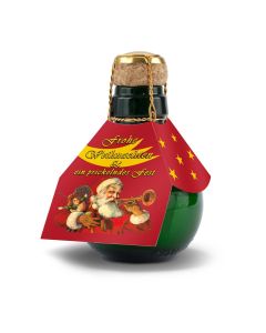 Kleinste Sektflasche der Welt! Weihnachtsgruß - Ohne Geschenkkarton, 125 ml