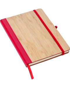Notizbuch Dorita aus PU und Bambus
