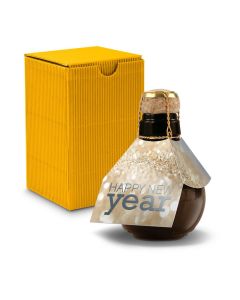 Kleinste Sektflasche der Welt! Happy New Year — Inklusive Geschenkkarton, 125 ml