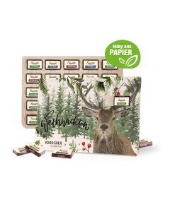 Sarotti Fairtrade-Kakao Tisch-Adventskalender aus Inlay aus Papier (ab 100 Stück)
