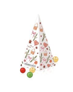 Milchschokolade Adventskalender Weihnachtspyramide (ab 100 Stück)
