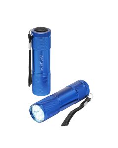 Aluminium Stabtaschenlampe, 9 LED, klein (ab 100 Stück)