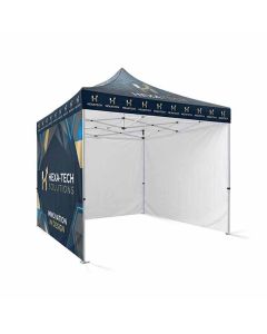 Aluminium Pavillionzelt Eventshow 3x3m mit Werbung bedrucken