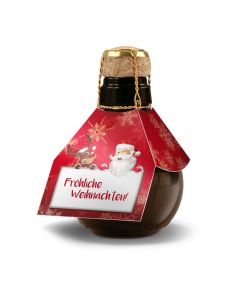 Kleinste Sektflasche der Welt! Fröhliche Weihnachten - Ohne Geschenkkarton, 125 ml