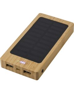 Solar-Powerbank aus Bambus Joan