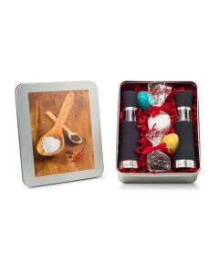 Oster Salz- & Pfeffermühlen Set - in Silberdose