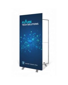 Mobile Flex LED Werbewand SEG 100x240 beidseitig mit Werbung bedrucken