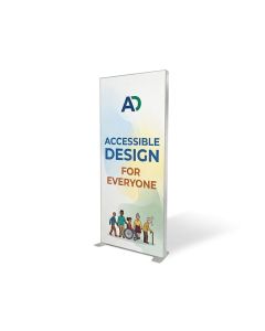 LED Werbewand Iluma SEG 100x200 beidseitig mit Werbung bedrucken 