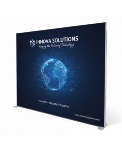 LED Werbewand Iluma SEG 300x250 beidseitig mit Werbung bedrucken