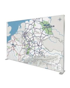 LED Werbewand Iluma SEG 300x200 beidseitig mit Werbung bedrucken