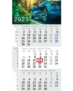 Einblatt-Monatskalender Rational 3 (ab 50 Stück)