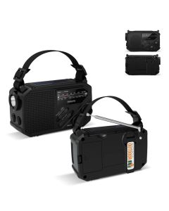 Philips TAR1609 Notfallradio mit analogem FM/AM-Tuner und Taschenlampe