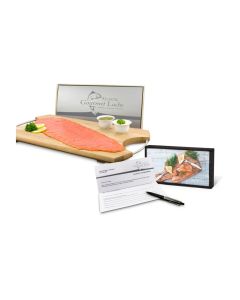 Lachs-Gutschein in Holzbox: Gourmet
