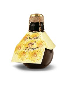 Kleinste Sektflasche der Welt! Diesmal statt Blumen - Ohne Geschenkkarton, 125 ml