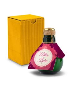 Kleinste Sektflasche der Welt! Alles Liebe — Inklusive Geschenkkarton, 125 ml