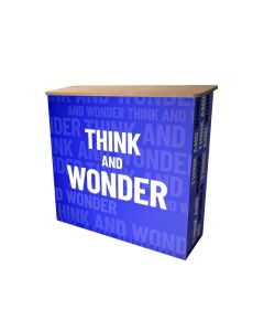 Classic Textil Messetheke als Legero Counter individuell bedrucken