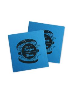 Hochwertige Airlaidserviette im Cocktailformat für Burgerhaus oder Steakhaus bedrucken