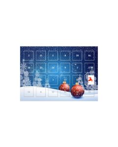 Coupon-Adventskalender als Postkarte in DIN A6 bedrucken